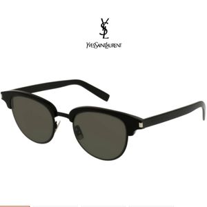 EUC Yves St Laurent SL 160 SLIM Black Sunglasses